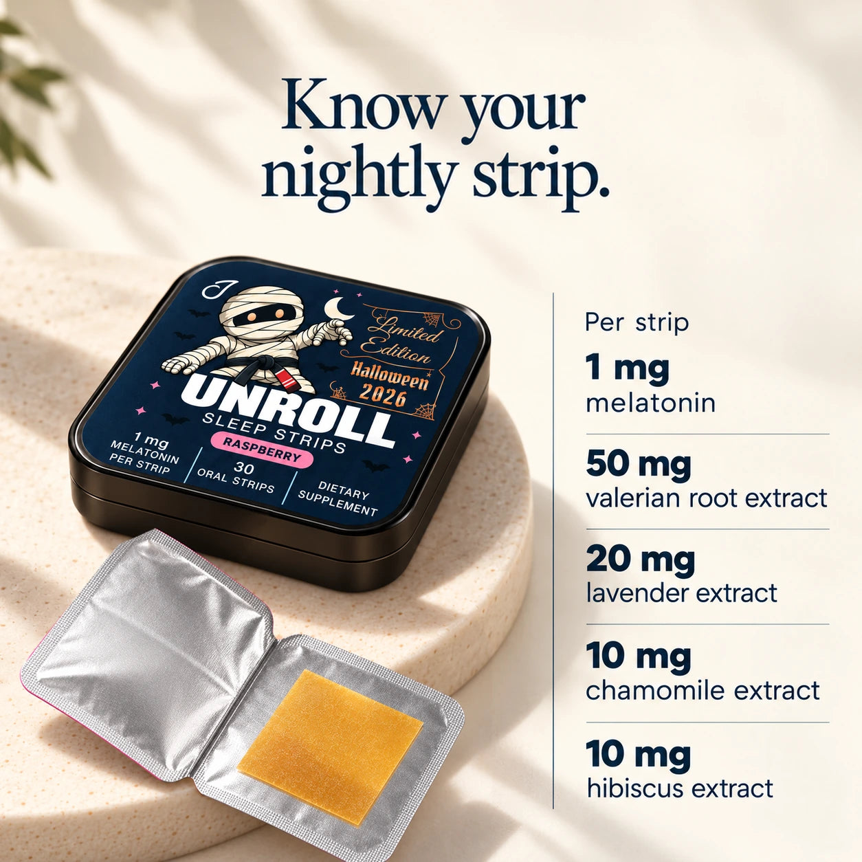 Unroll · Halloween 2026 — Know your nightly strip