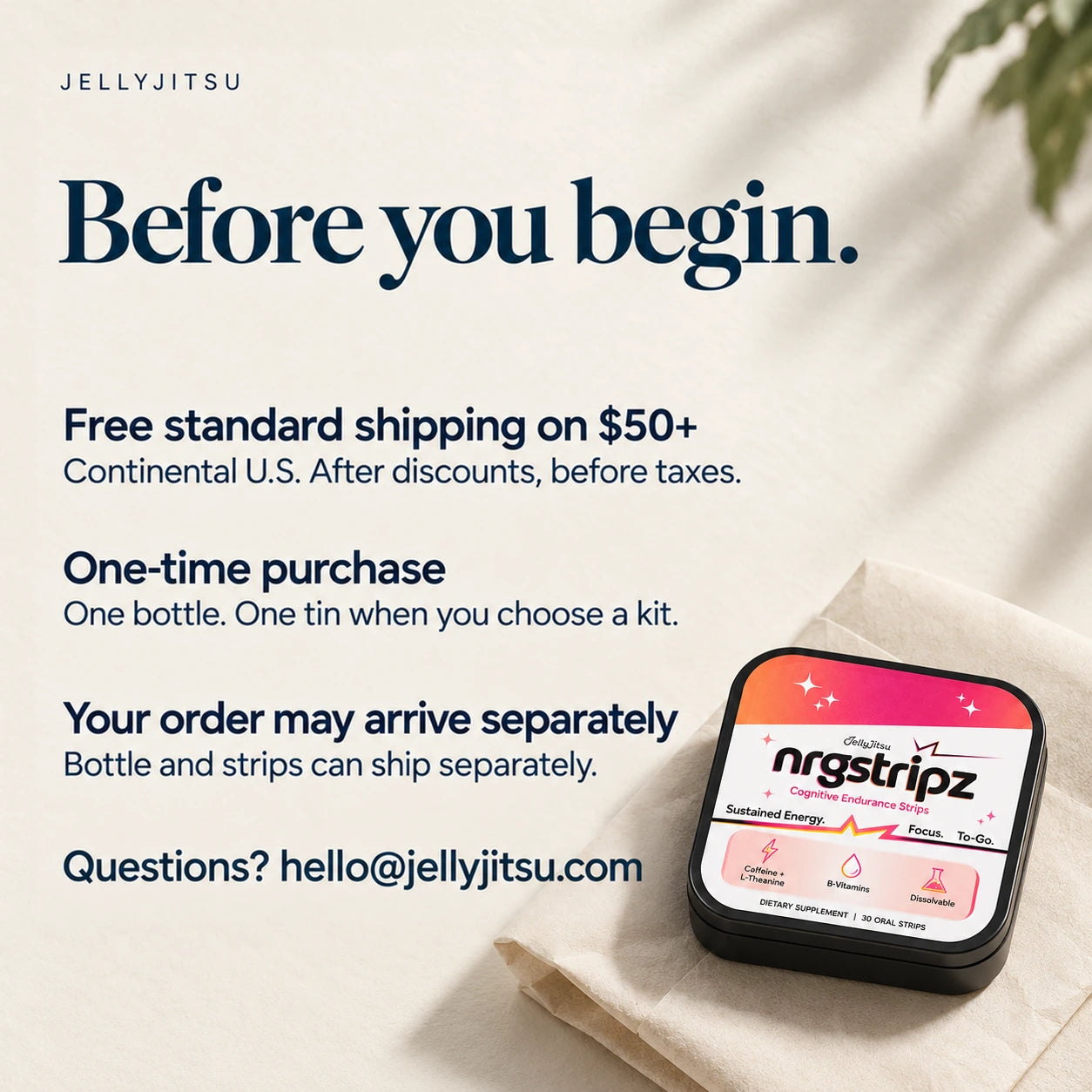 Tomorrow’s Starter Kit — Before you begin