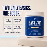 BASE / 01 — 5 g creatine plus sodium, potassium and magnesium