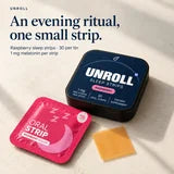 Unroll Sleep Strips — An evening ritual