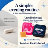 Unroll Sleep Strips — A simpler evening routine