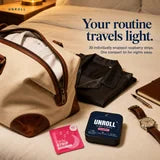 Unroll Sleep Strips — Your evening routine, packed