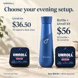 Unroll Sleep Strips — Choose your evening setup